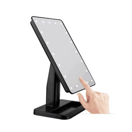 Makeup Mirror with 20 LED Lights,Black