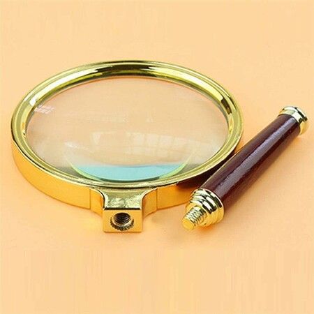 10 Times HD Handheld Magnifying Glass, Suitable For Old People Read Books And Read Magnifying Glasses