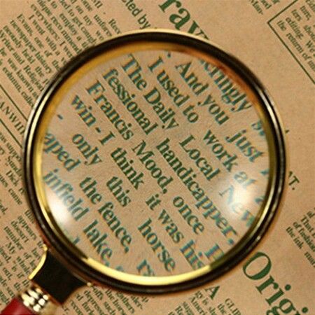 10 Times HD Handheld Magnifying Glass, Suitable For Old People Read Books And Read Magnifying Glasses