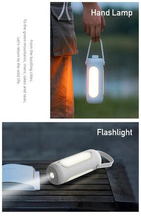 Camping Light Folding Outdoor Portable Rechargeable 10000mAh Student Dormitory Hanging Tent Hanging Lantern Led Flashlight