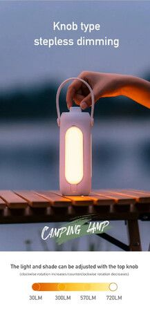 Camping Light Folding Outdoor Portable Rechargeable 10000mAh Student Dormitory Hanging Tent Hanging Lantern Led Flashlight