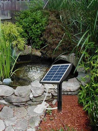 2W Solar Oxygen Pump: Outdoor Solar Water Air Pump for Fish Pond and Aqua Tank Oxygenation with Two Modes