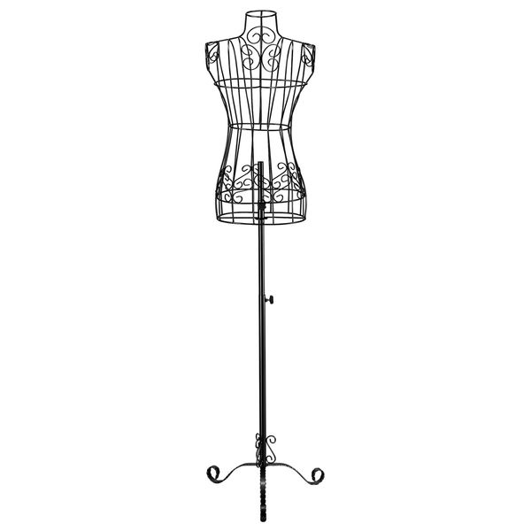 Female Mannequin Wire Dress Form Dummy Clothing Model Manikin Dressmaking Upper Torso Display Adjustable