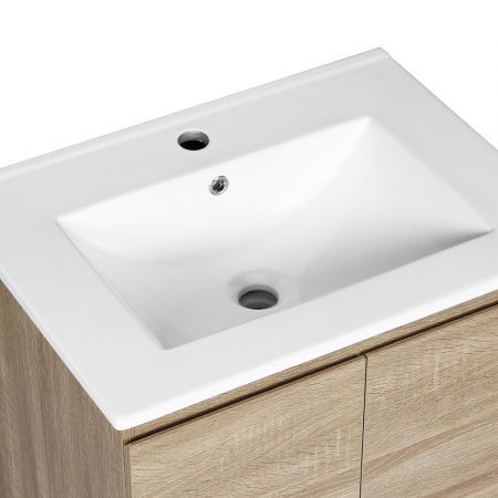 Cefito Vanity Unit 600mm with Basin Oak