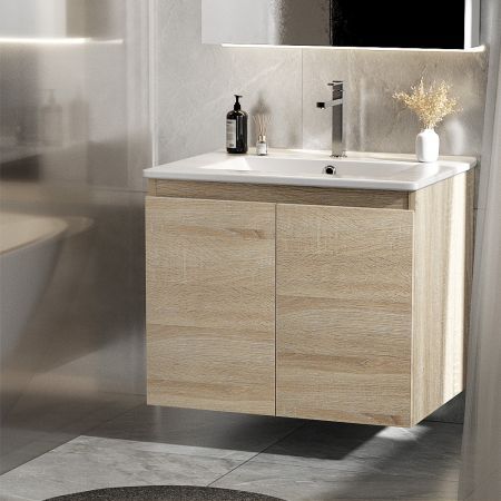 Cefito Vanity Unit 600mm with Basin Oak