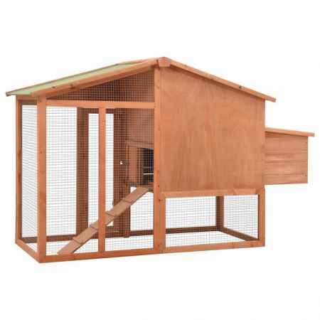 Chicken Coop with Nest Box Solid Fir Wood