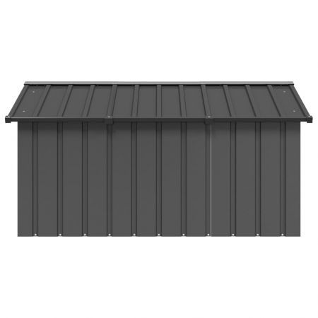 Dog House Anthracite 116.5x153x81.5 cm Galvanised Steel