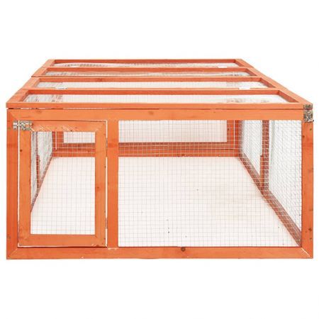 Rabbit Hutch 183x90x46.5 cm Solid Firwood