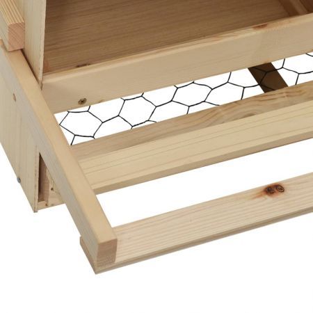 Chicken Laying Nest 3 Compartments 72x33x38 cm Solid Pine Wood