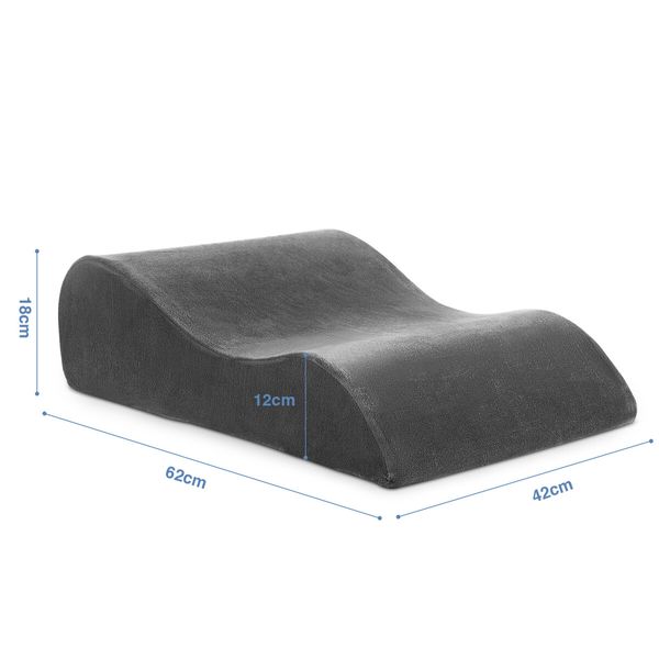 Bed Wedge Leg Pillow Backrest Contour Ergonomic Pregnancy Foam Cushion Elevation Support Raiser with Cover