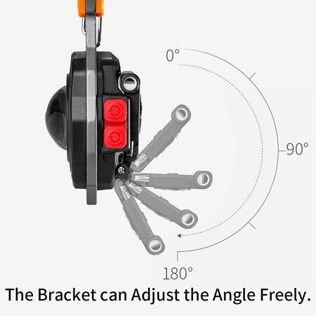 LED Small Flashlight Multitool,Rechargeable Keychain Light,COB Multi-Function Mini Work Light,500 Lumens,7 Lighting Modes with Electric Lighter,Seat Belt Cutter,Screwdriver,Whistle (Orange)