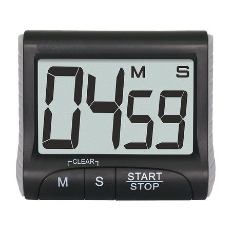 Digital Kitchen Timer and Stopwatch, Large Display, Bold Digits, Simple Operation, Loud Alarm, Magnetic Kickstand for Cooking and Classroom