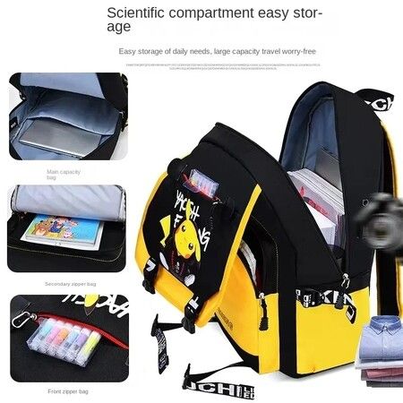 School Bag for Kids, Lightweight, Fashionable, Primary Students, Boys and Girls