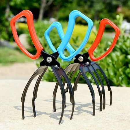 Metal Fishing Pliers Gripper,Fish Control Clamp Claw Tong Grip Tackle Tool,Forceps for Catching Fish,Fishing Accessories,Durable and Reliable,Ideal for Anglers (2 PCS)