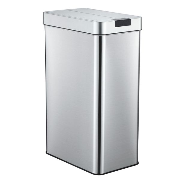 Smart Trash Bin 60L Sensor Kitchen Waste Rubbish Recycling Garbage Can Automatic Motion Office Basket