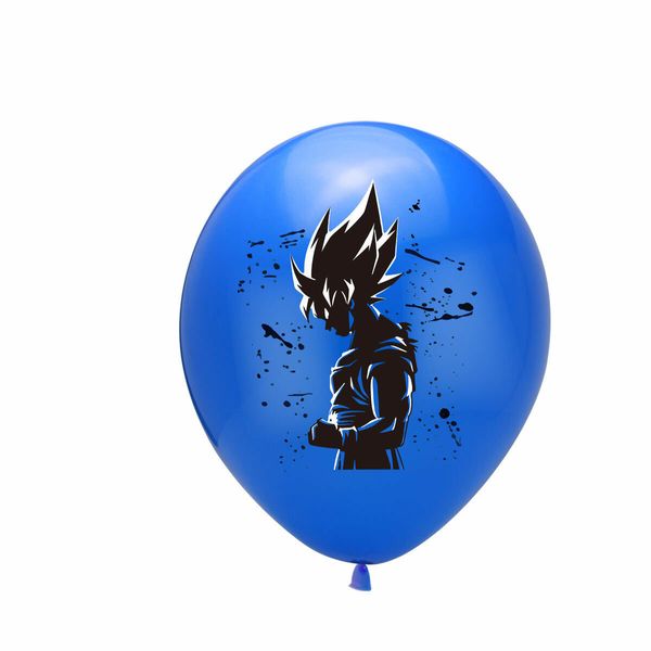 Dragon Ball Birthday Party Supplies Set,Includes Happy Banner Cake And Cupcake Toppers - 24 Latex Balloons for Kids Theme Birthday Party Decoration