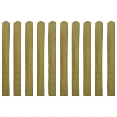 30 pcs Impregnated Fence Slats Wood 100 cm