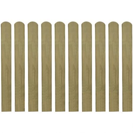 20 pcs Impregnated Fence Slats Wood 80 cm