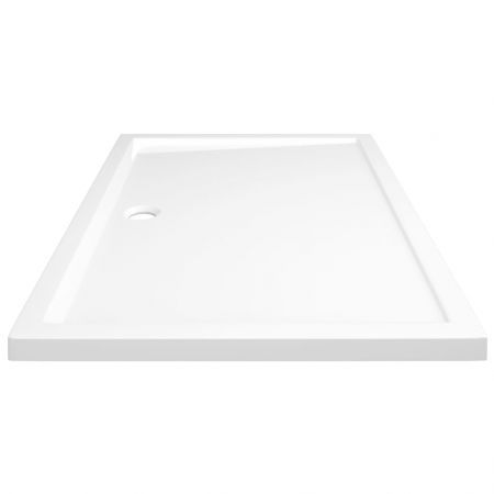 Rectangular ABS Shower Base Tray White 80x120 cm