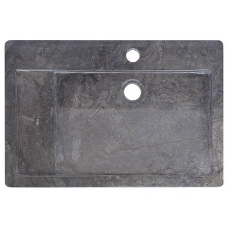 Sink Black 58x39x10 cm Marble