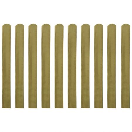 20 pcs Impregnated Fence Slats Wood 100 cm