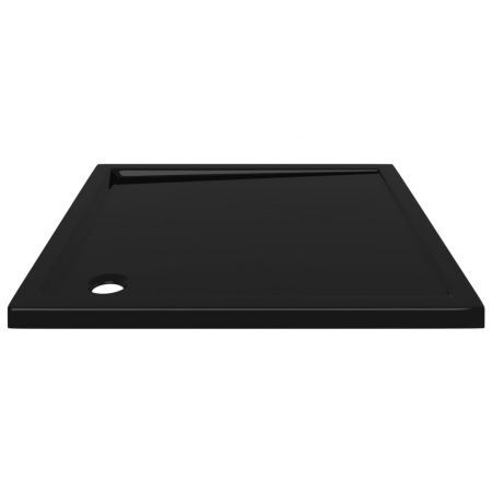 Square ABS Shower Base Tray Black 80x80 cm