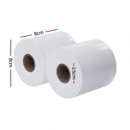 50 Rolls Thermal Label Paper Printer Paper Cash Register POS Receipt Roll