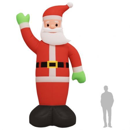 Inflatable Santa Claus with LEDs 620 cm