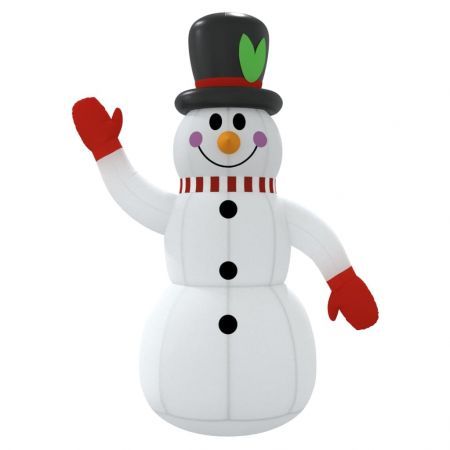 Christmas Inflatable Snowman with LEDs 120 cm