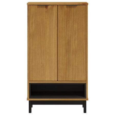 Shoe Cabinet FLAM 59.5x35x107 cm Solid Wood Pine