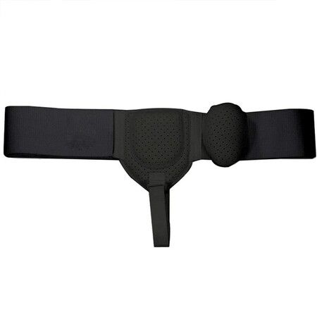 Hernia Belt Truss Hernia Band Inguinal for Men, Left Or Right Side Adjustable Waist Strap for Men and Woman Hernia Guard Inguinal Truss,Black