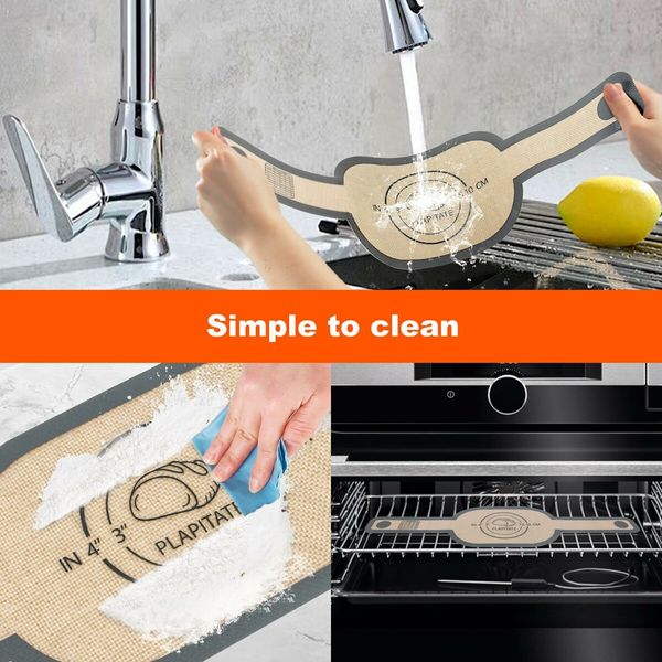 Silicone Bread Sling Dutch Oven Liner,Non-Stick & Easy Clean Reusable Oval Silicone Bread Baking Mat with Long Handles,Easy to Transfer Sourdough Bread - 2 Gray set