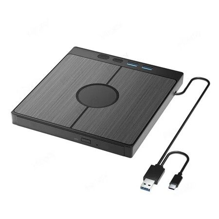 7-in-1 USB 3.0 Type C External CD DVD RW Optical Drive DVD Writer Reader Multifunctional Drive for Windows Mac PC Laptop