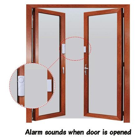 Security Window and Door Alarm with Wireless Sensor 1 Pack