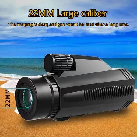 12X50 Monocular Telescope,Monocular with Phone Holder And Tripod For Bird Watching Concert Traveling Hunting Camping