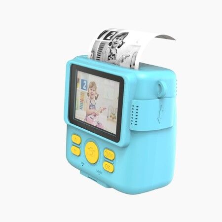 Instant Print Camera 1080P HD Ink Instant Photo - Christmas Birthday Gifts for Girls Boys Age 3-8 - Portable Kids Toy