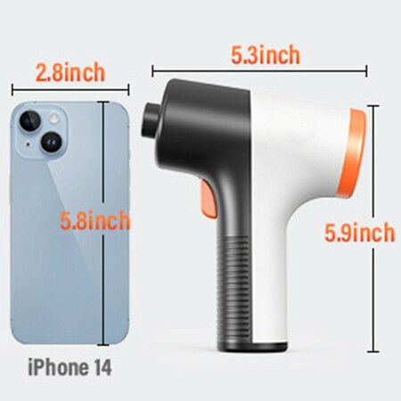 Electric Air Duster Cordless Compressed Dust Blower with 3-Gear Max to 100000 RPM High Pressure Air Blower Rechargeable for Computer,Car,Inflatable