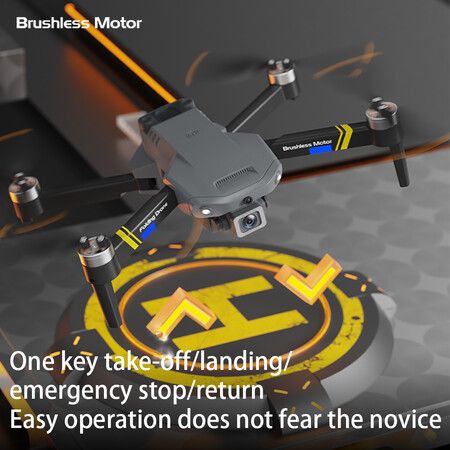 2.4G Optical Flow Brushless Drone Dual Camera Lens WIFI Aerial Photography Obstacle Avoidance Dual Batteries