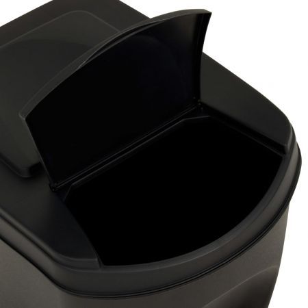 Stackable Garbage Bin Boxes 3 pcs Anthracite 75 L Polypropylene