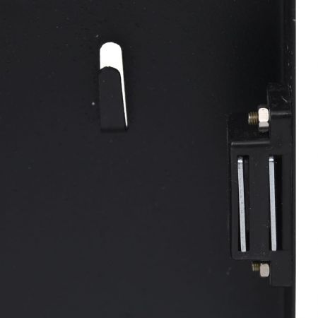 Key Box with Magnetic Board Black 35x35x5.5 cm