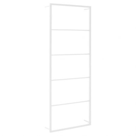 Towel Rack White 45x10x115 cm Steel