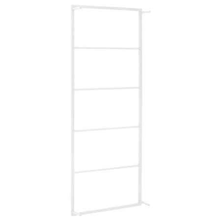 Towel Rack White 45x10x115 cm Steel