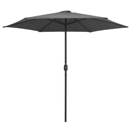 Outdoor Parasol with Aluminium Pole 270x246 cm Anthracite