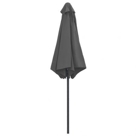 Outdoor Parasol with Aluminium Pole 270x246 cm Anthracite