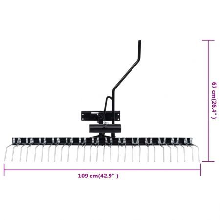 Scarifier for Ride-on Mower 109 cm