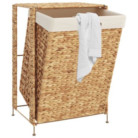 Laundry Basket 44x34x64 cm Water Hyacinth