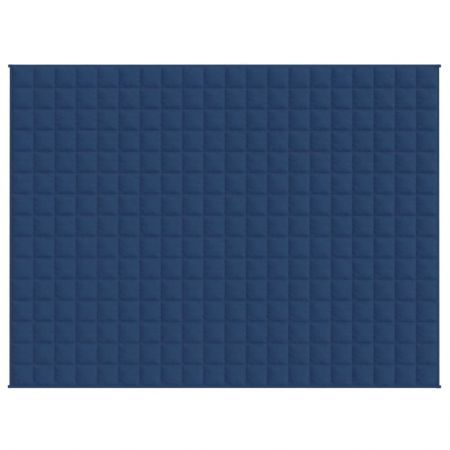 Weighted Blanket Blue 150x200 cm 7 kg Fabric