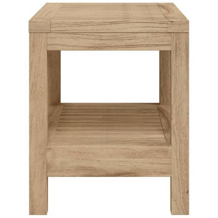 Bathroom Side Table 50x40x45 cm Solid Wood Teak