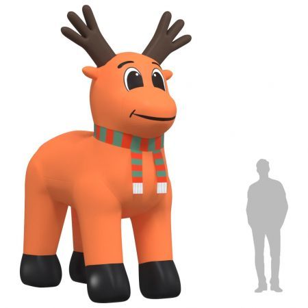 Christmas Inflatable Reindeer with LEDs 500 cm