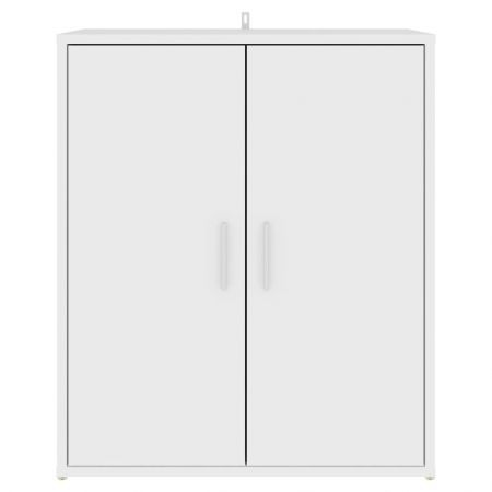 Shoe Cabinet White 60x35x70 cm Engineered Wood